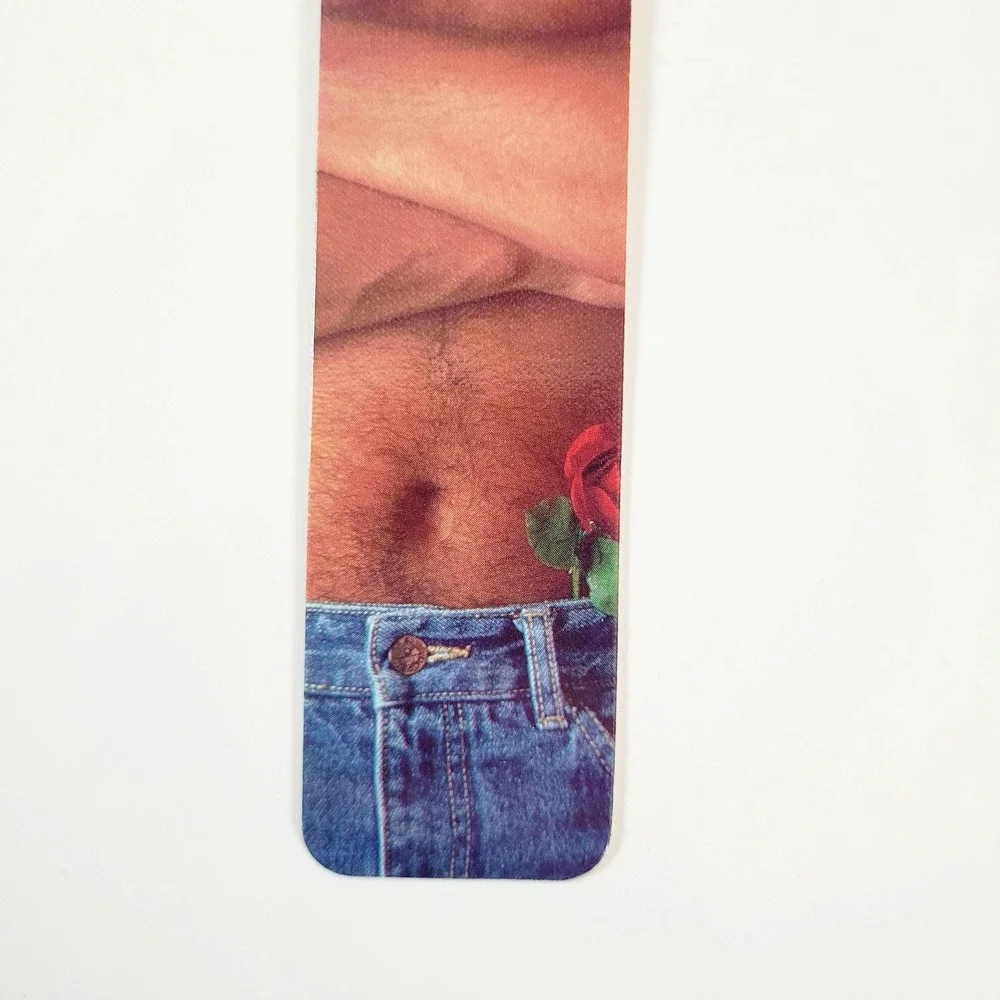 Vintage 80s Romantic Man Bookmark sexy Patterson Graphics Antioch Photique H-934